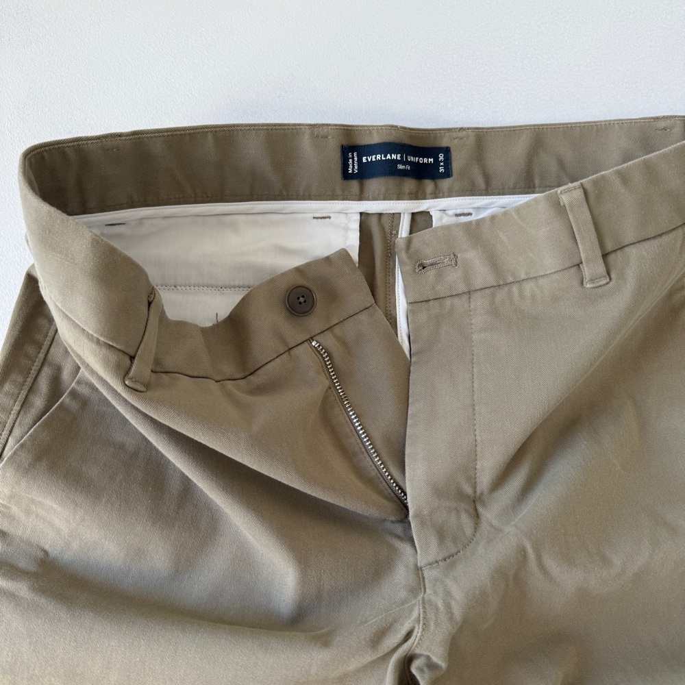 Everlane | Performance Chino Pants | 94% Cotton Stretch | Size 31x30